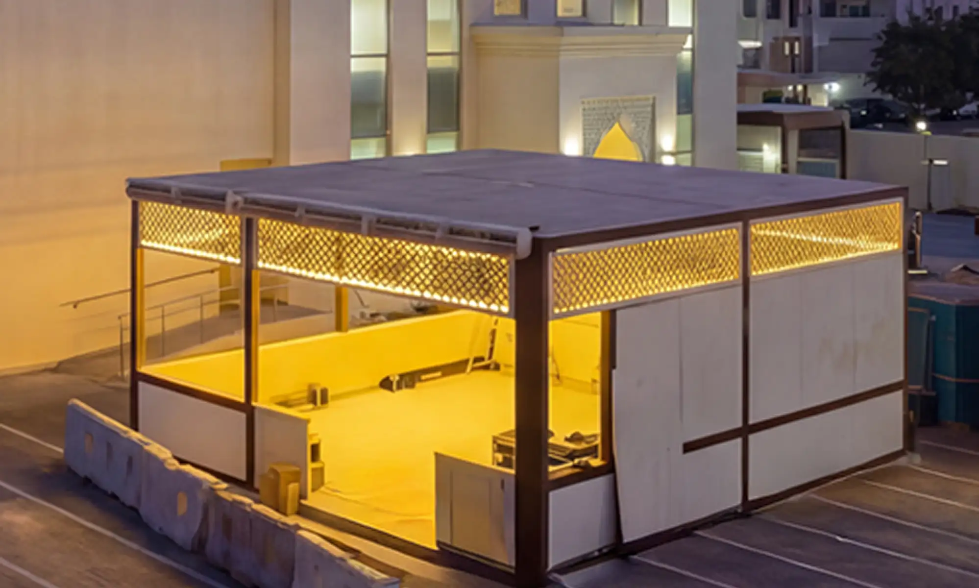 CoolVista outdoor installation
